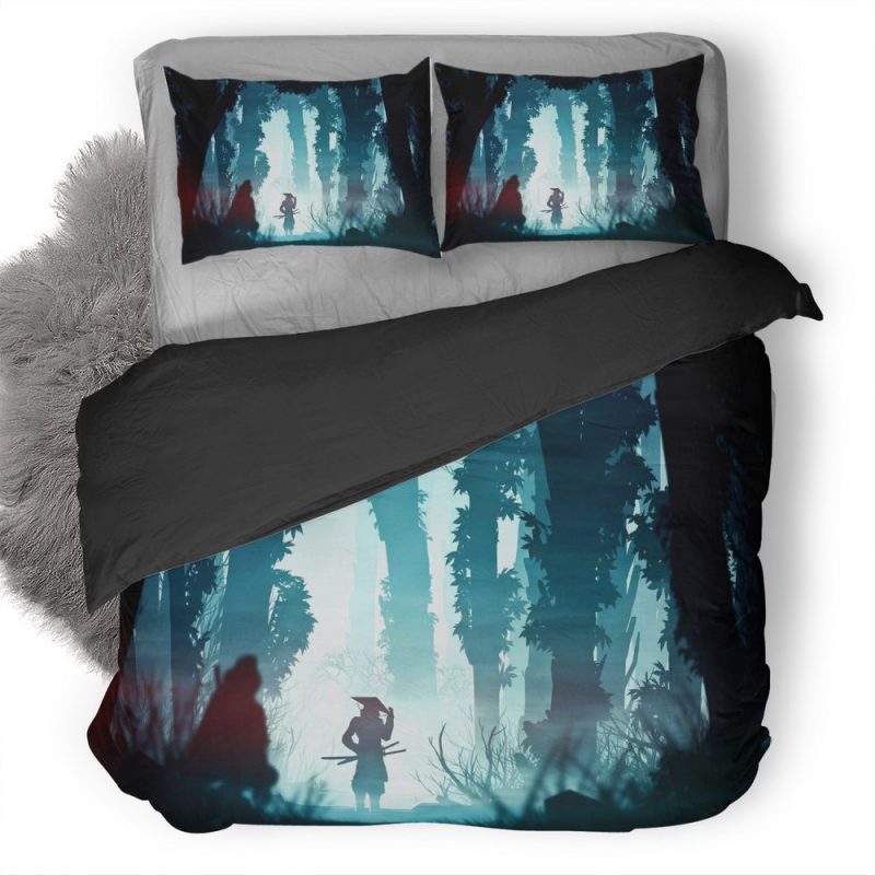 Samurai Digital Art T6 Duvet Cover and Pillowcase Set Bedding Set Samurai Digital Art T6 Duvet Cover and Pillowcase Set Bedding Set