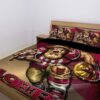 San Francisco 49Ers Duvet Cover and Pillowcase Set Bedding Set 1019