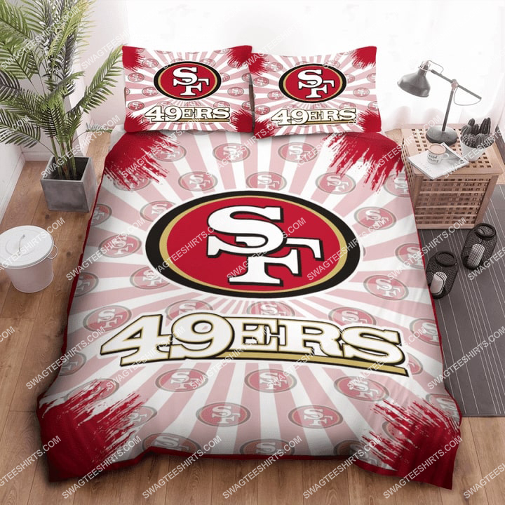 San Francisco 49Ers Football All Over Print Bedding Set San Francisco 49Ers Football All Over Print Bedding Set