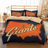 San Francisco Giants 2 Duvet Cover and Pillowcase Set Bedding Set
