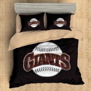 San Francisco Giants Duvet Cover and Pillowcase Set Bedding Set 497