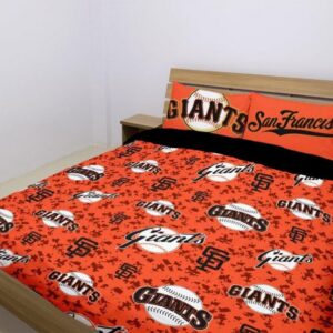 San Francisco Giants Duvet Cover and Pillowcase Set Bedding Set 988