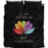 Save Yourself Turquoise Duver Duvet Cover and Pillowcase Set Bedding Set