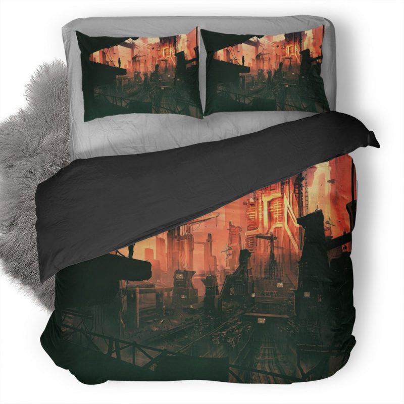 Science Fiction Concept Art 6K Duvet Cover and Pillowcase Set Bedding Set Science Fiction Concept Art 6K Duvet Cover and Pillowcase Set Bedding Set