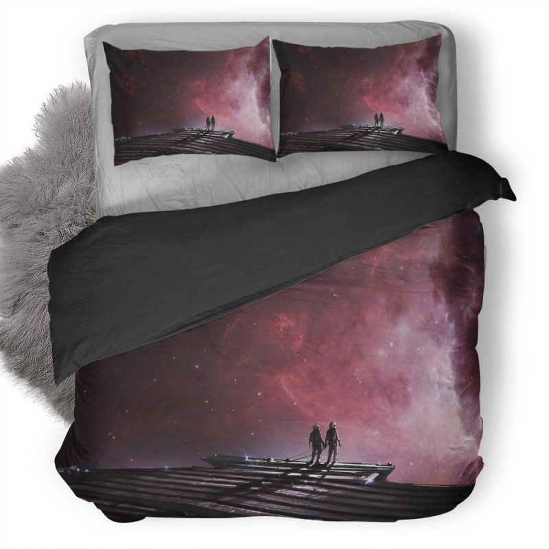 Scifi Astronaut 2C Duvet Cover and Pillowcase Set Bedding Set Scifi Astronaut 2C Duvet Cover and Pillowcase Set Bedding Set