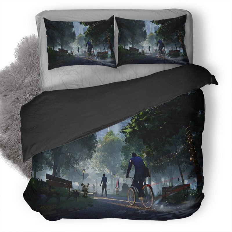 Scifi City Pl Duvet Cover and Pillowcase Set Bedding Set Scifi City Pl Duvet Cover and Pillowcase Set Bedding Set