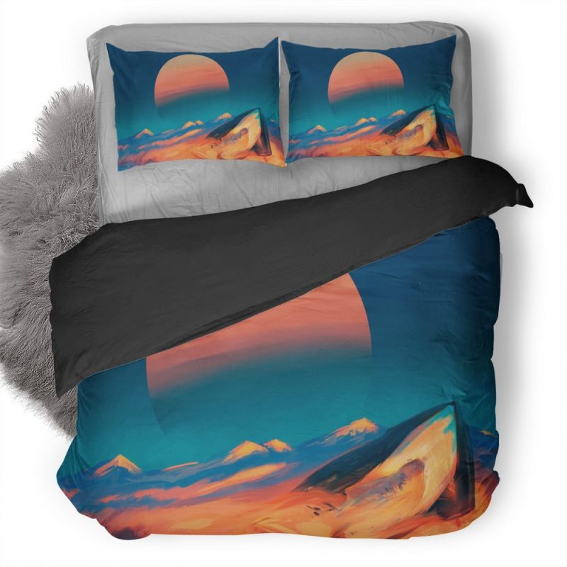 Scifi Desert Planet Digital Art C6 Duvet Cover and Pillowcase Set Bedding Set Scifi Desert Planet Digital Art C6 Duvet Cover and Pillowcase Set Bedding Set