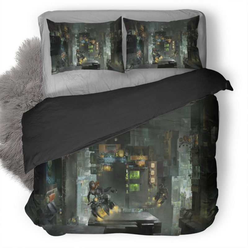 Scifi Dreamy City Cf Duvet Cover and Pillowcase Set Bedding Set Scifi Dreamy City Cf Duvet Cover and Pillowcase Set Bedding Set