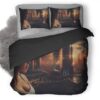 Scifi Girl City 0E Duvet Cover and Pillowcase Set Bedding Set