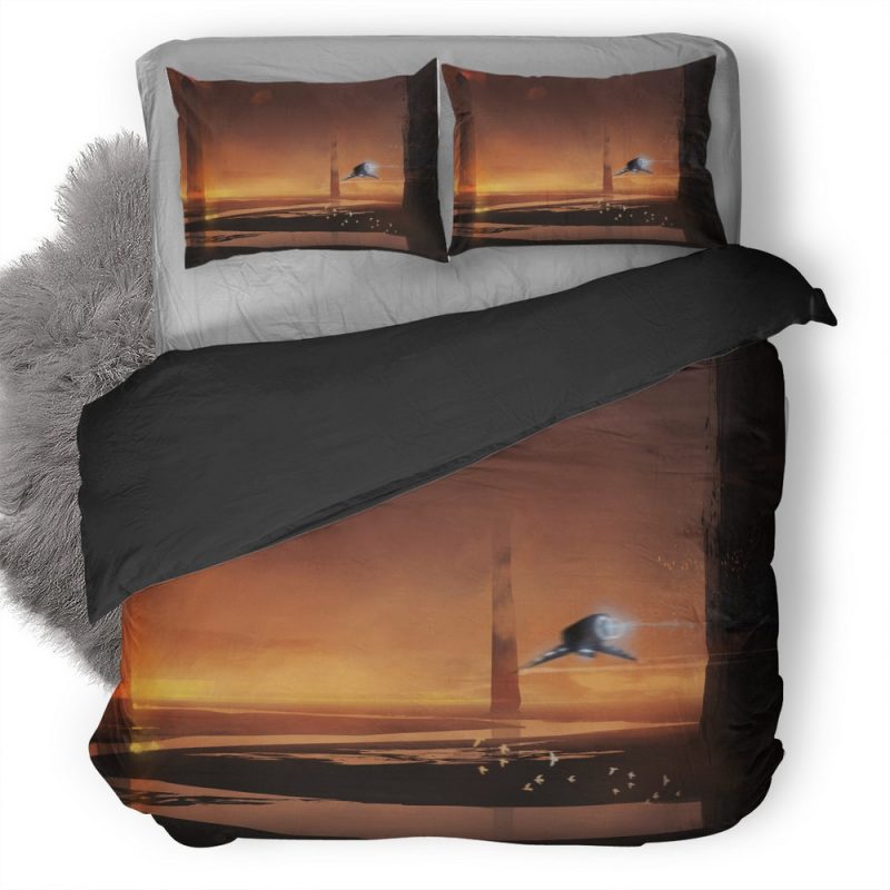 Scifi Landscape Horizon Landscape Reflection 6D Duvet Cover and Pillowcase Set Bedding Set Scifi Landscape Horizon Landscape Reflection 6D Duvet Cover and Pillowcase Set Bedding Set