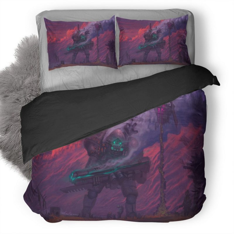 Scifi Robot Digital Art Painting V9 Duvet Cover and Pillowcase Set Bedding Set Scifi Robot Digital Art Painting V9 Duvet Cover and Pillowcase Set Bedding Set