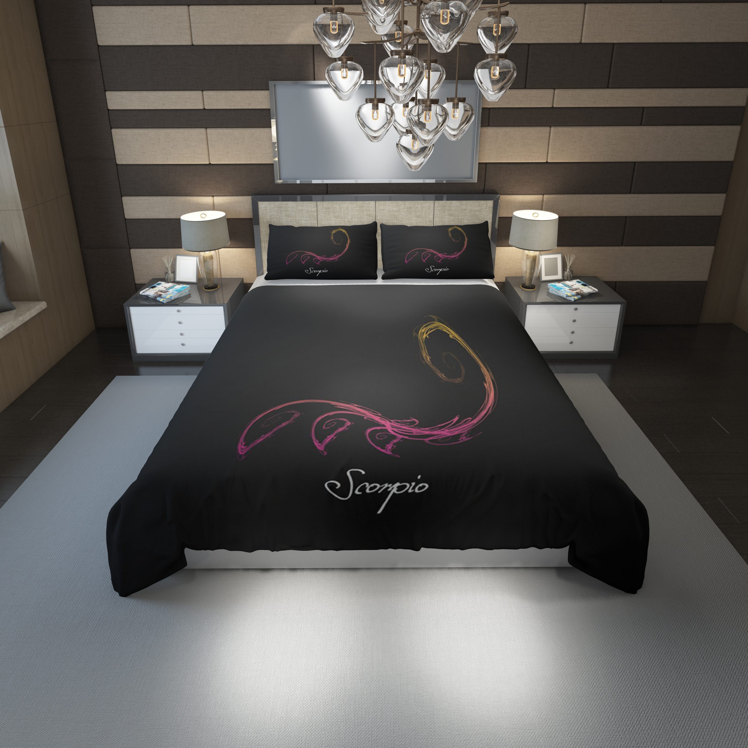Scorpio Season Duvet Cover and Pillowcase Set Bedding Set 1188 Scorpio Season Duvet Cover and Pillowcase Set Bedding Set 1188