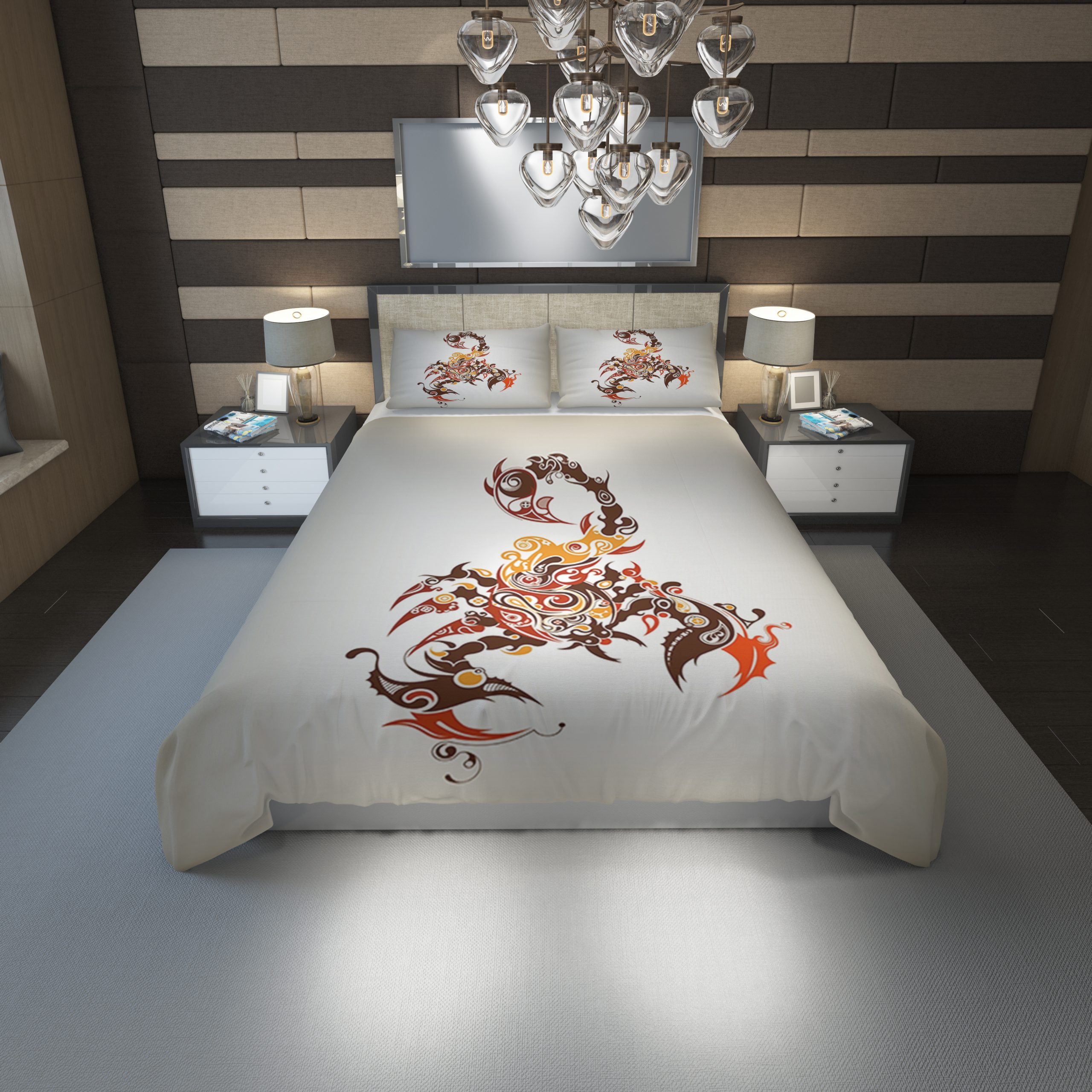 Scorpio Season Duvet Cover and Pillowcase Set Bedding Set 1231 Scorpio Season Duvet Cover and Pillowcase Set Bedding Set 1231