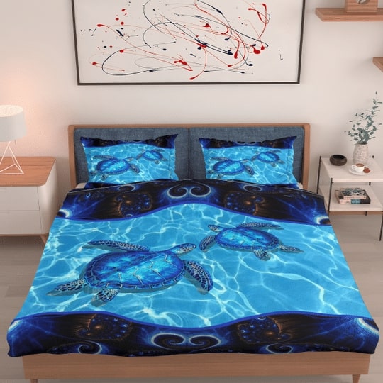 Sea Turtle Ocean All Over Printed Bedding Set Sea Turtle Ocean All Over Printed Bedding Set