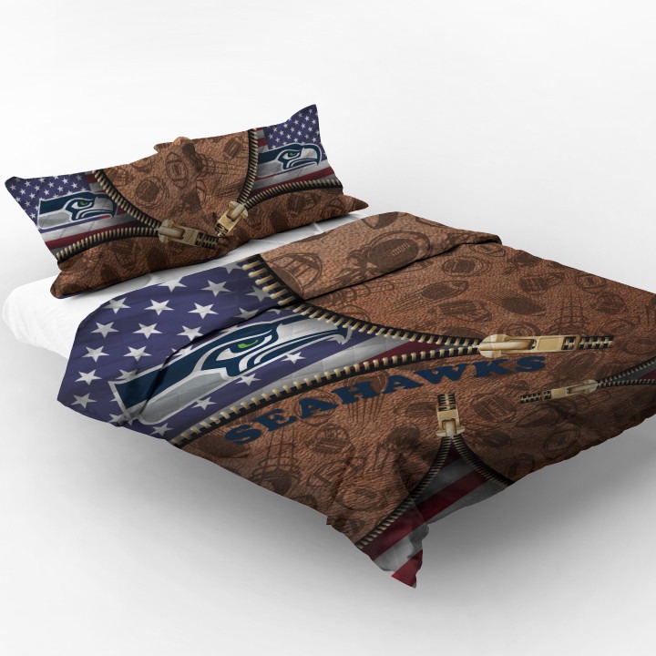 Seattle-Seahawks-Nfl-American-Flag-Leather-Pattern-Bedding-Set-2