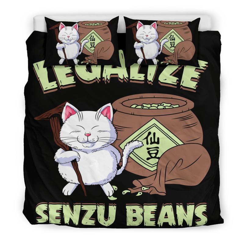 Senzu Beans Duvet Cover and Pillowcase Set Bedding Set Senzu Beans Duvet Cover and Pillowcase Set Bedding Set