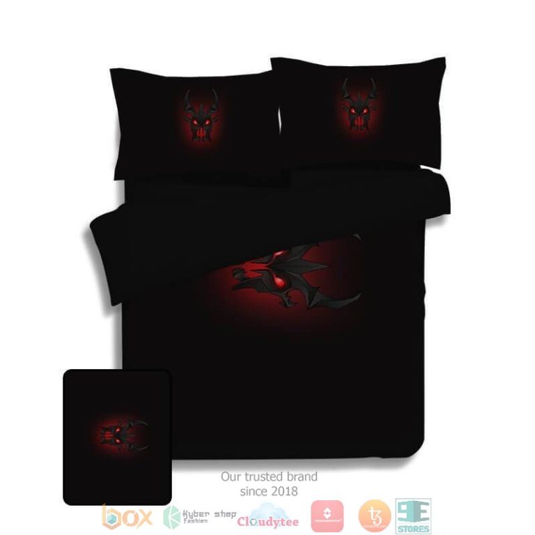 Shadow-Fiend-Black-Logo-Shadow-Fiend-Bedding-Set-1