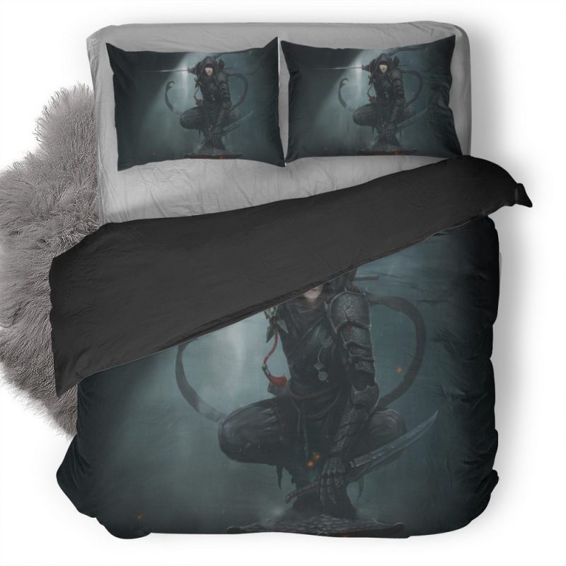 Shadow Monk Z1 Duvet Cover and Pillowcase Set Bedding Set Shadow Monk Z1 Duvet Cover and Pillowcase Set Bedding Set