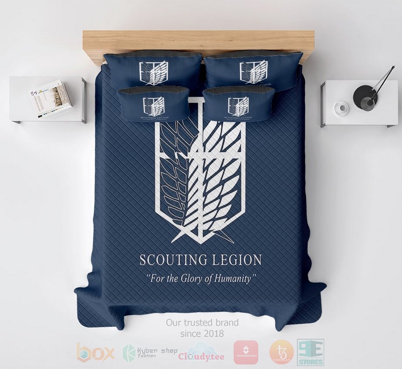Shingeki No Kyojin For The Glory Of Humanity Embossed Attack On Titan Bedding Set Shingeki No Kyojin For The Glory Of Humanity Embossed Attack On Titan Bedding Set