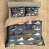 Shoes Duvet Cover and Pillowcase Set Bedding Set