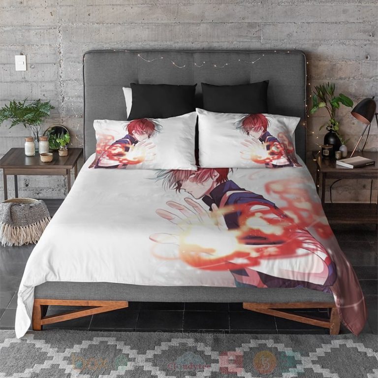 Shoto-Todoroki-Flame-Style-Mha-Bedding-Set-2