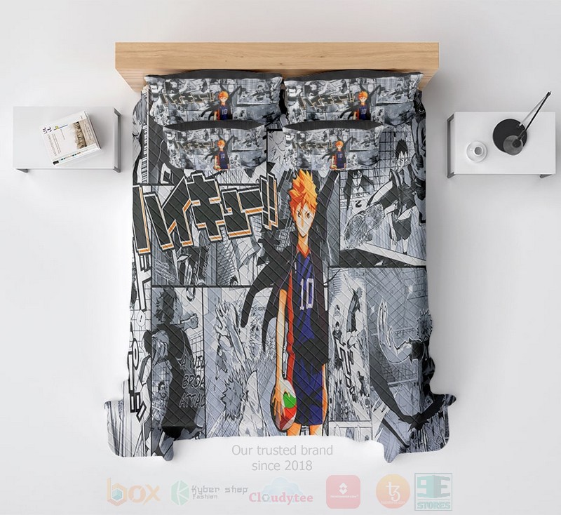 Shoyo-Hinata-Manga-Art-Embossed-Vine-Down-Haikyuu-Bedding-Set-2