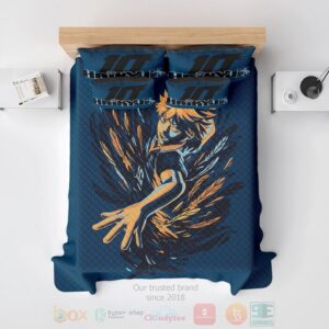 Shoyo Hinata Ultimate Smash Dream Space Soft Blend Haikyuu Bedding Set