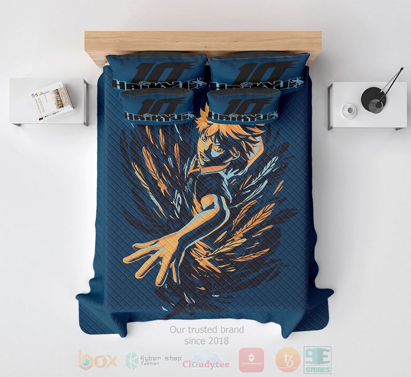 Shoyo Hinata Ultimate Smash Dream Space Soft Blend Haikyuu Bedding Set Shoyo Hinata Ultimate Smash Dream Space Soft Blend Haikyuu Bedding Set