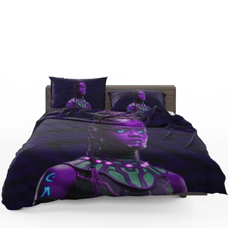 Shuri Wakanda Forevers Tech Genius Bedding Set Shuri Wakanda Forevers Tech Genius Bedding Set