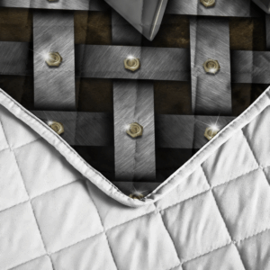 Silver Valknut Quilt Bedding Set