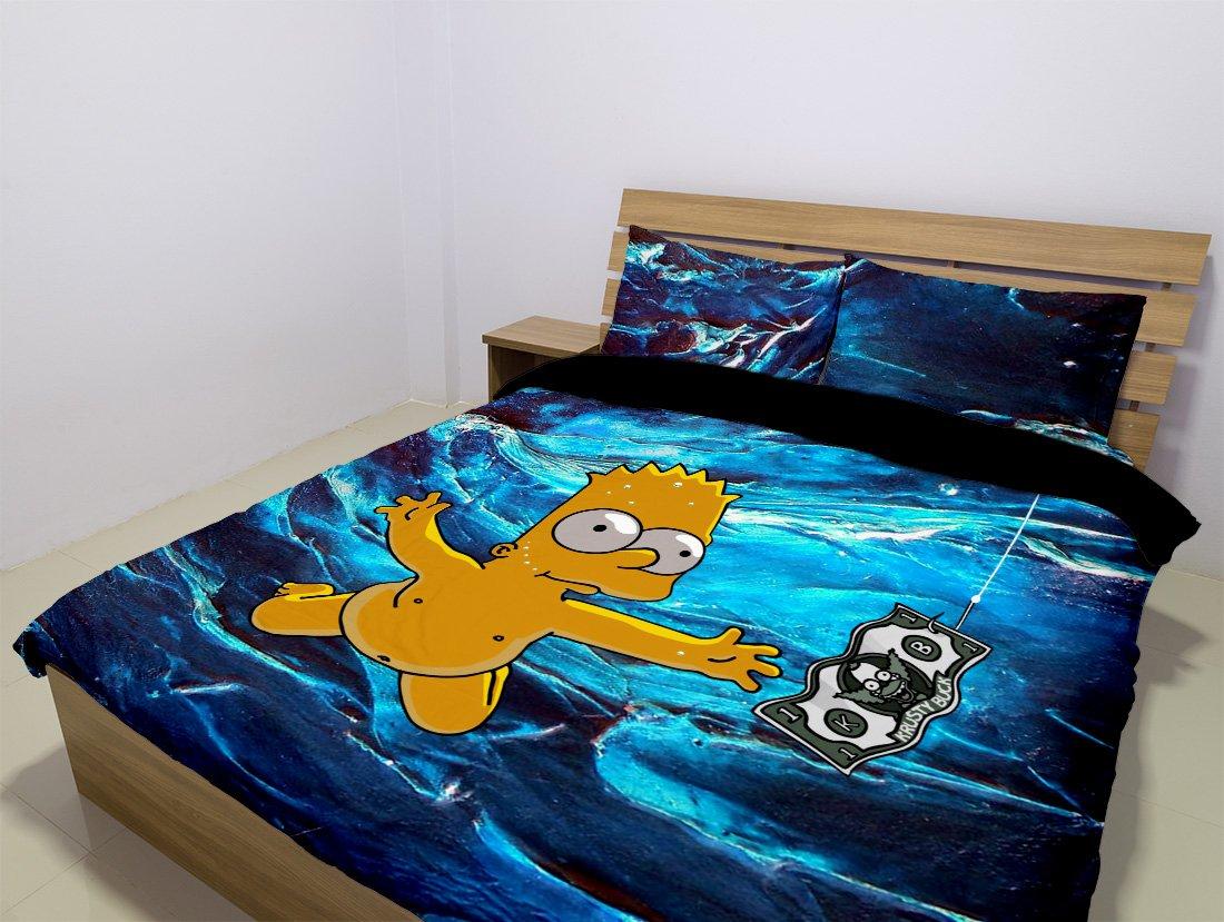 Simpsons Duvet Cover and Pillowcase Set Bedding Set 1055 Simpsons Duvet Cover and Pillowcase Set Bedding Set 1055