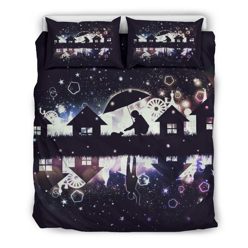 Sitting By The Lake Duvet Cover and Pillowcase Set Bedding Set Sitting By The Lake Duvet Cover and Pillowcase Set Bedding Set