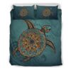 Skillful Turtle Duver Duvet Cover and Pillowcase Set Bedding Set
