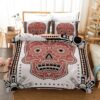 Skull Bohame Duvet Cover and Pillowcase Set Bedding Set