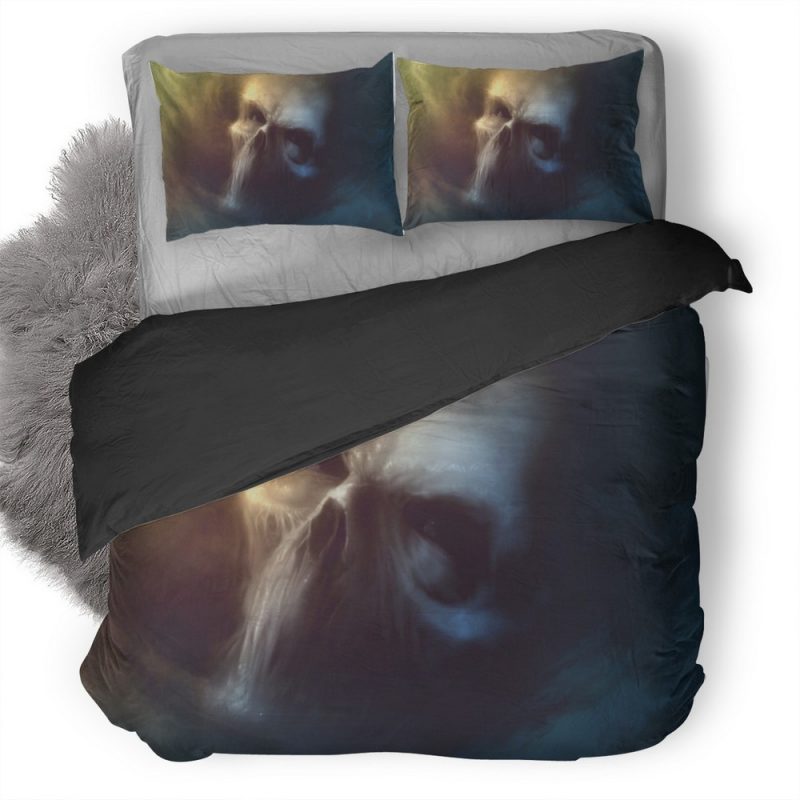 Skull Clouds Image Duvet Cover and Pillowcase Set Bedding Set Skull Clouds Image Duvet Cover and Pillowcase Set Bedding Set