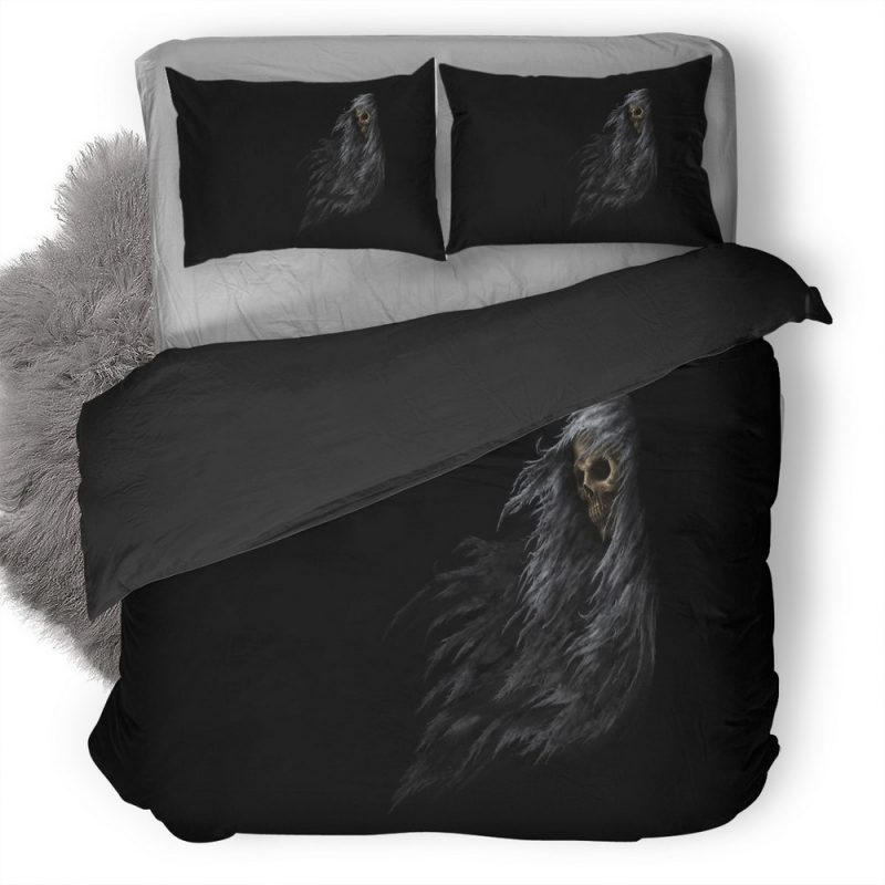 Skull Dark Fantasy Wr Duvet Cover and Pillowcase Set Bedding Set Skull Dark Fantasy Wr Duvet Cover and Pillowcase Set Bedding Set