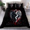 Skull Evil And Angel Bedding Set