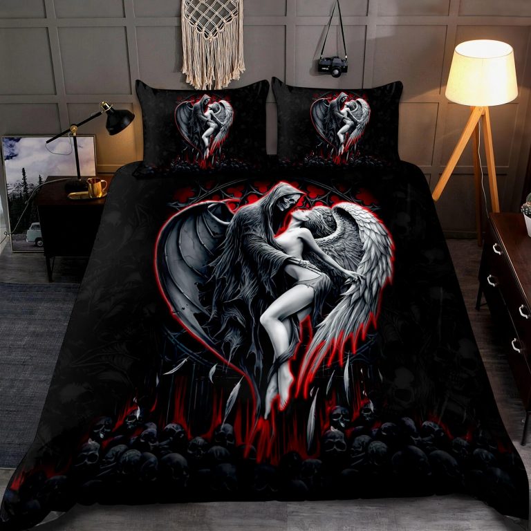 Skull-Evil-And-Angel-Bedding-Set-2