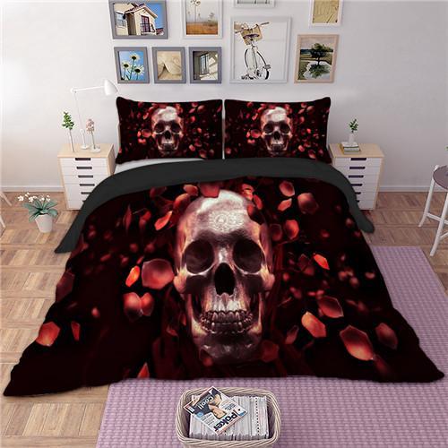 Skull Usa Cool Duvet Cover and Pillowcase Set Bedding Set 428 Skull Usa Cool Duvet Cover and Pillowcase Set Bedding Set 428