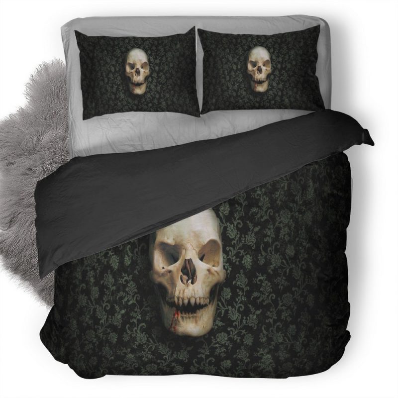Skull Vampire Qhd Duvet Cover and Pillowcase Set Bedding Set Skull Vampire Qhd Duvet Cover and Pillowcase Set Bedding Set