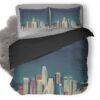 Skycrapper Minimalism Duvet Cover and Pillowcase Set Bedding Set