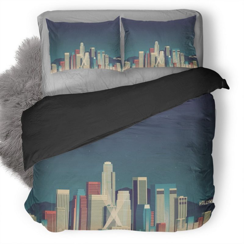 Skycrapper Minimalism Duvet Cover and Pillowcase Set Bedding Set Skycrapper Minimalism Duvet Cover and Pillowcase Set Bedding Set