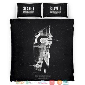 Slave I Firespray-31-Class Star Wars Bedding Set