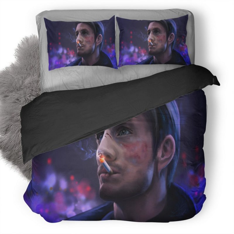 Smoking Guy 3X Duvet Cover and Pillowcase Set Bedding Set Smoking Guy 3X Duvet Cover and Pillowcase Set Bedding Set