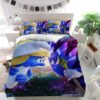 Smurfette Girl Smurfs Duvet Cover and Pillowcase Set Bedding Set