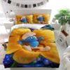 Smurfette Hefty Smurf Duvet Cover and Pillowcase Set Bedding Set