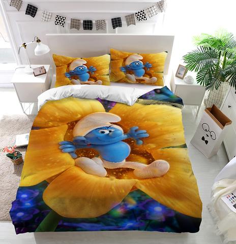 Smurfette Hefty Smurf Duvet Cover and Pillowcase Set Bedding Set Smurfette Hefty Smurf Duvet Cover and Pillowcase Set Bedding Set