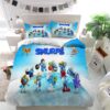 Smurfette Smurfs Duvet Cover and Pillowcase Set Bedding Set
