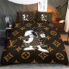 Snoopy Louis Vuitton Luxury Brand Bedding Set