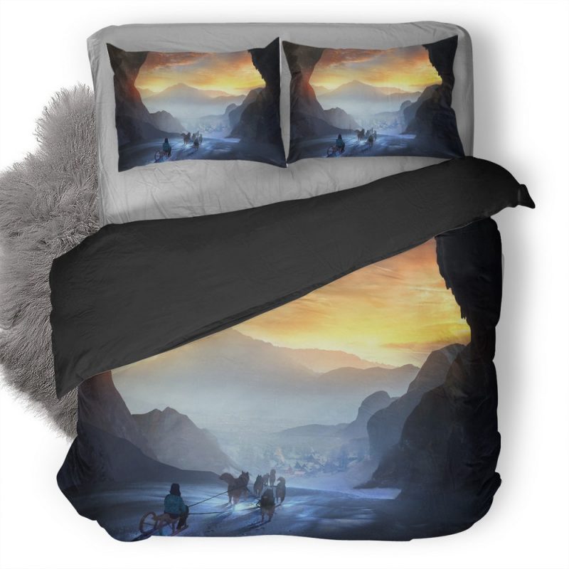 Snow Trails Artwork Creative Dog Marks Mn Duvet Cover and Pillowcase Set Bedding Set Snow Trails Artwork Creative Dog Marks Mn Duvet Cover and Pillowcase Set Bedding Set